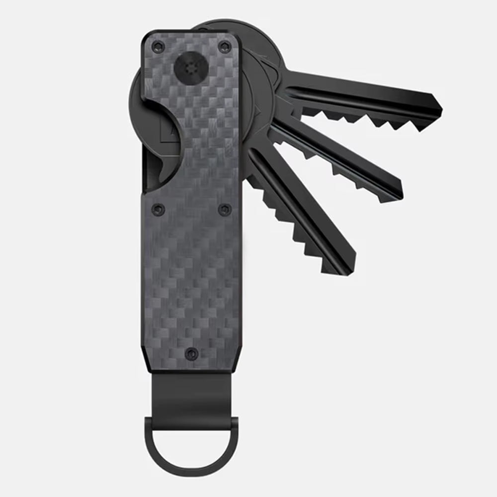 Minimalist Innovative Aluminum Alloy Compact Key Holder Key Rings Key Organizer Metal Key Holder 2-6 Keys